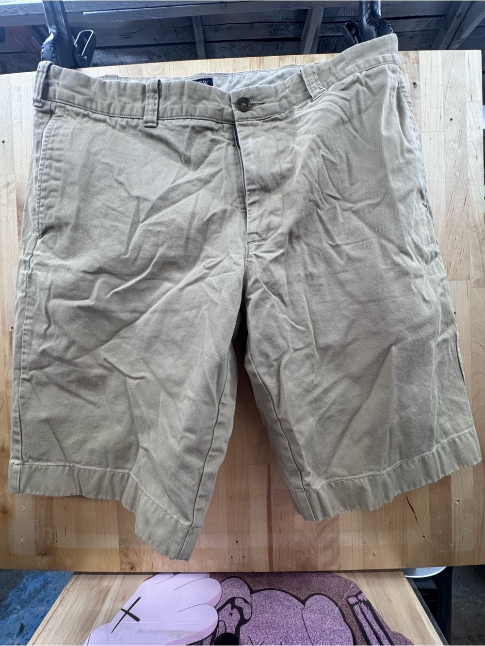J. Crew Men's Flat Front Khaki Shorts